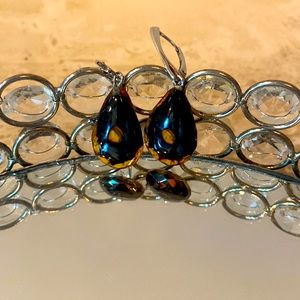 Real amber earrings from Baltic’s.